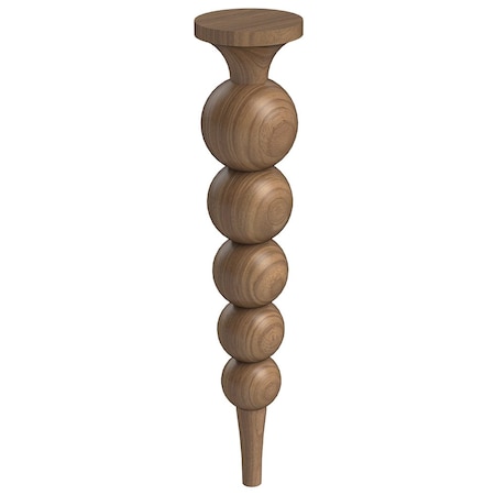 Designs Of Distinction 18" Perle Leg - Walnut 01245118WL1